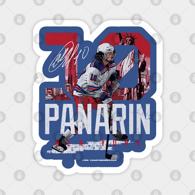 Artemi Panarin New York R Landmark Magnet by lavonneroberson
