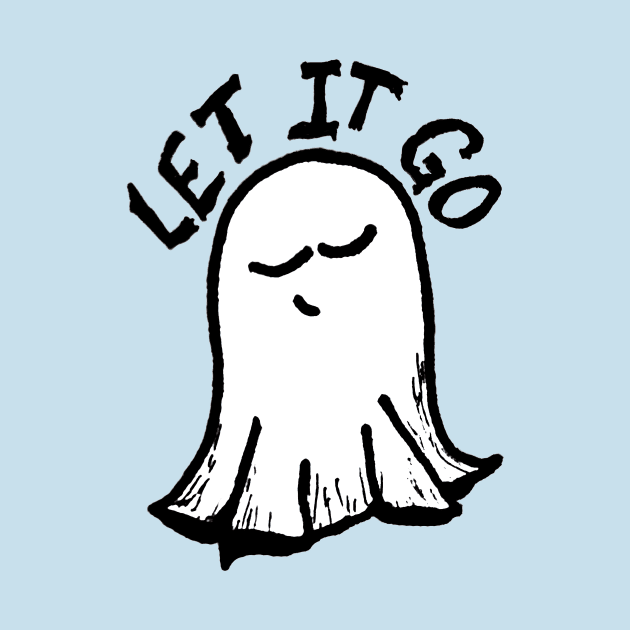 LET IT GO Happy Ghost Baby by Adorable Confusion
