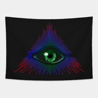 Psychedelic Art All Seeing Eye Third Eye Alchemy Psychic Visionary Tapestry