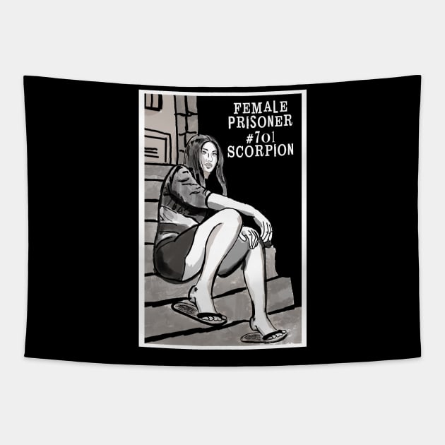 Female Prisoner 701 Scorpion Tapestry by TL Bugg