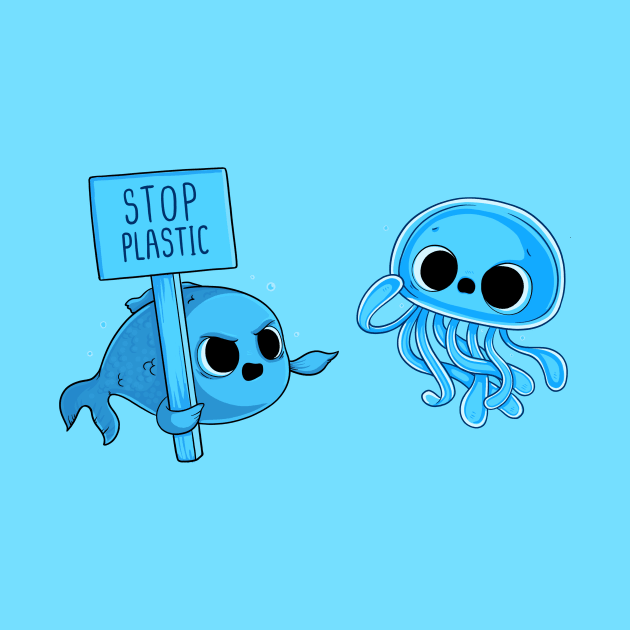 Stop Plastic! by Naolito