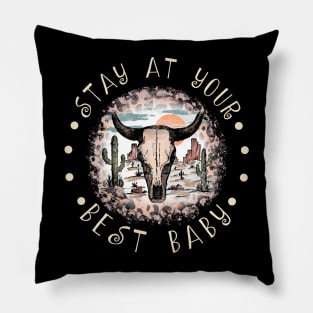 Stay At Your Best Baby Cactus Leopard Bull Pillow