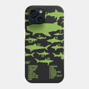 Shark Size | Ocean Sea Animal Fish Fishing Phone Case