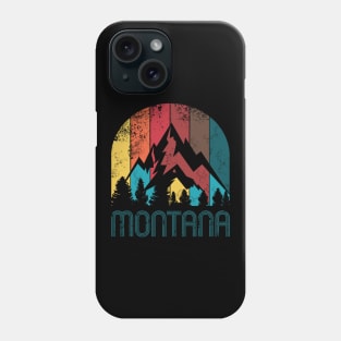 Retro Montana Design for Men Women and Kids Phone Case