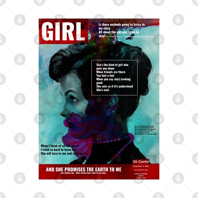 Girl - Surreal/Collage Art by DIGOUTTHESKY