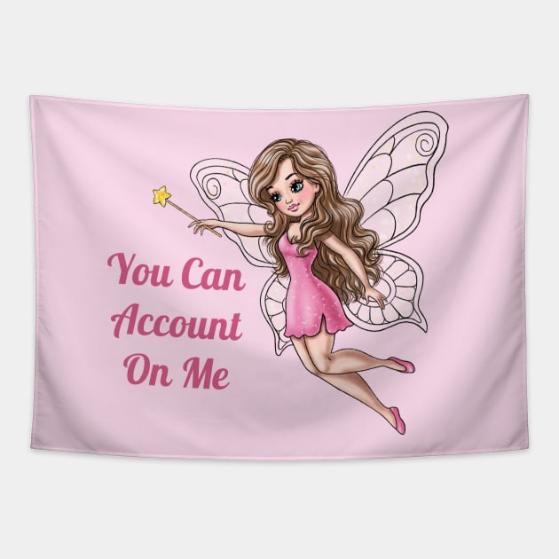 You Can Account On Me Fairy Tapestry by AGirlWithGoals