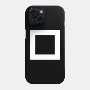 White Square Phone Case