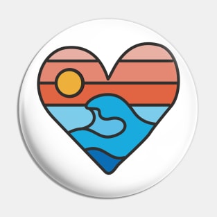 Wave Lover Pin