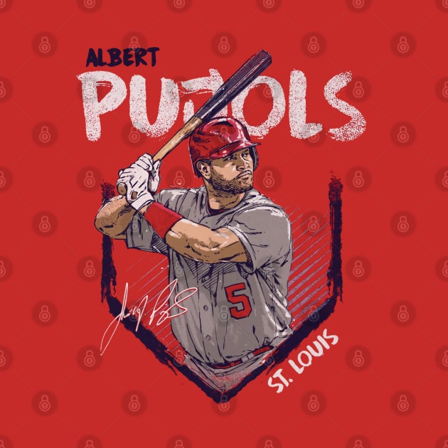 Albert Pujols St. Louis Base by Jesse Gorrell