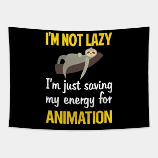 Funny Lazy Animation Tapestry