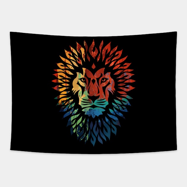 Lion face Tapestry by PallKris