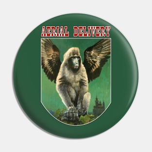 Vintage Flying Monkey Aerial Delivery Design Pin