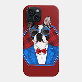 Hipster French Bulldog -Frenchie Phone Case