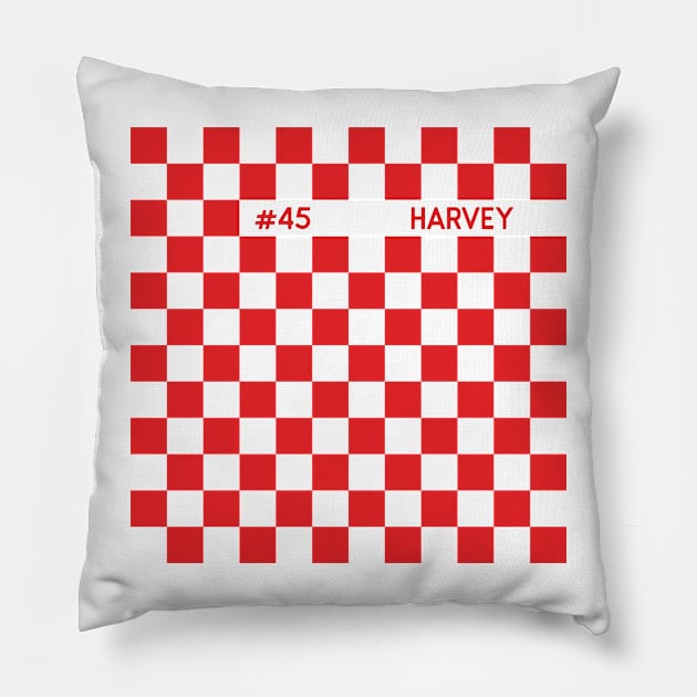 Jack Harvey Racing Flag Pillow by GreazyL