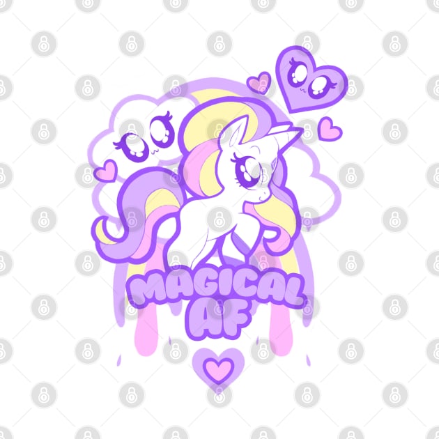 Magical AF Unicorn by pbarbalios