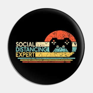 Social Distancing  Gaming Video Pin