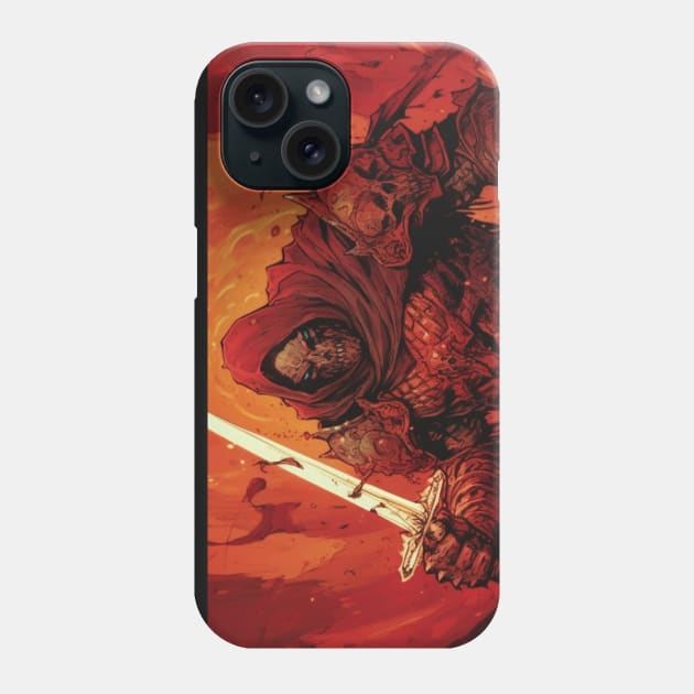 Warrior Savage Fury Skullstrike Phone Case by Nightarcade