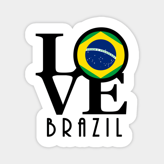 LOVE Brazil Magnet by Brazil
