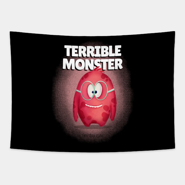 Terrible monster, terribly cute Tapestry by soondoock