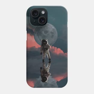 aesthetic space astronaut Phone Case