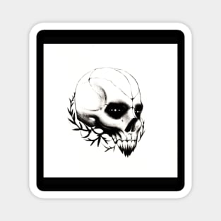 basketball skull Magnet