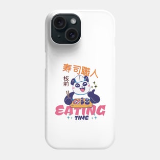 Panda Eating Time Design for food lovers Phone Case