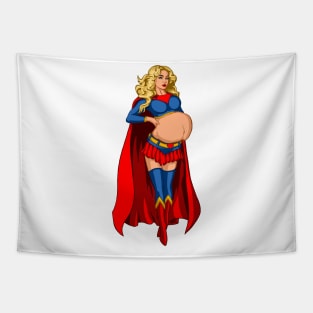 Super Pregnant Tapestry