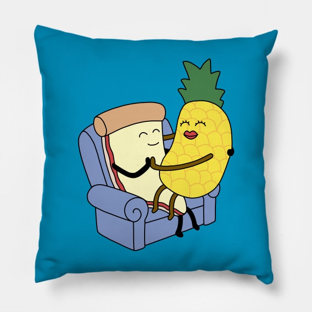 Pineapple Pizza Pillow by Buni