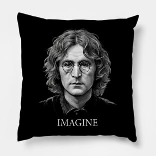 john lennon imagine Pillow