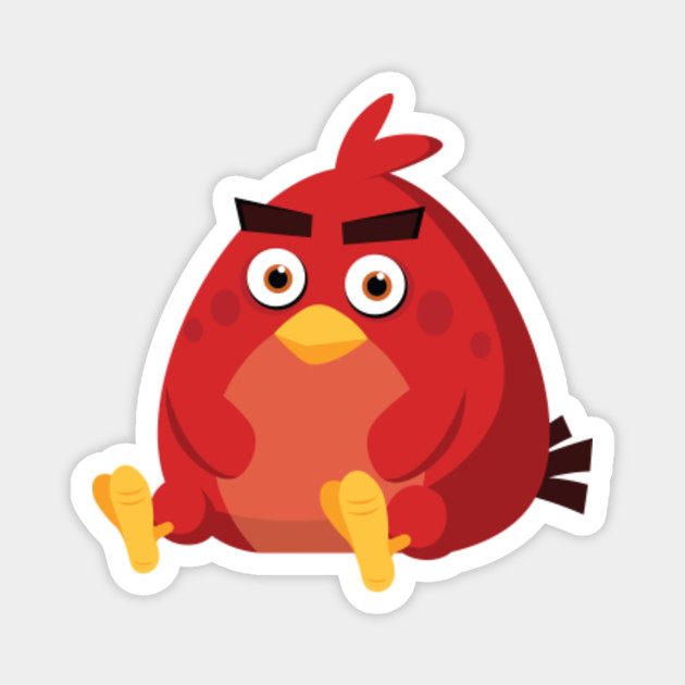 Red Angry Bird Angry Birds Aimant Teepublic Fr