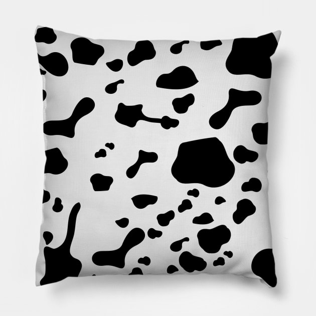 stain, smear, spot, smudge,mottled pattern,black,gray Pillow by zzzozzo