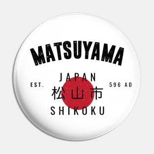 MATSUYAMA - VARSITY VINTAGE DESIGN | EST. 596 A.D Pin