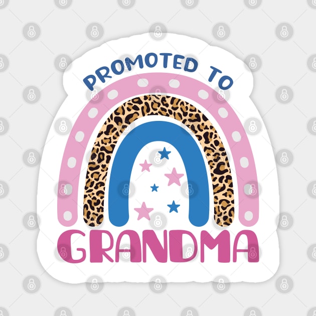 Promoted To Grandma - Pregnancy Magnet by Krishnansh W.