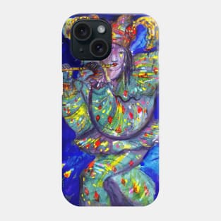 FLUTIST IN BLUE / Venetian Carnival Night Phone Case