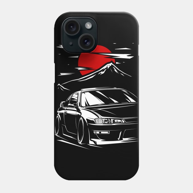 Silvia s14 Kouki Touge Phone Case by racingfactory