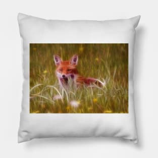 Cute Fox Cub Pillow