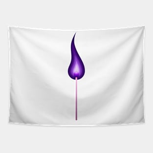 Violet Fire Tapestry