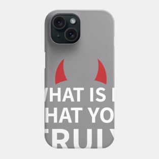 Lucifer Morningstar | Lucifan | What Is It You Truly Desire? Phone Case