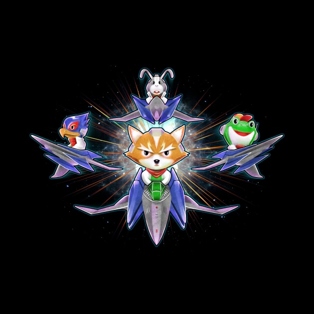 Star Fox Babies Lylat Kidz by KoLabs