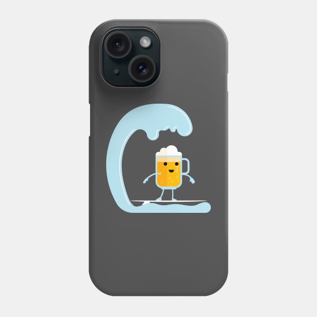 Beer surf Phone Case by lakokakr