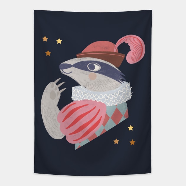 Badger Jack Tapestry by Rebelform