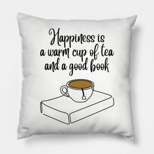 Tea and Books Pillow