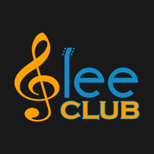 Glee Club Yellow and Blue T Shirt T-Shirt