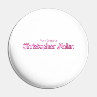 Christopher Nolan Barbie Oppenheimer Barbenheimer Pin