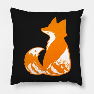 Fjallraven - fox of adventure black version Pillow