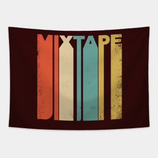 Vintage Style Mixtape Music Tapestry