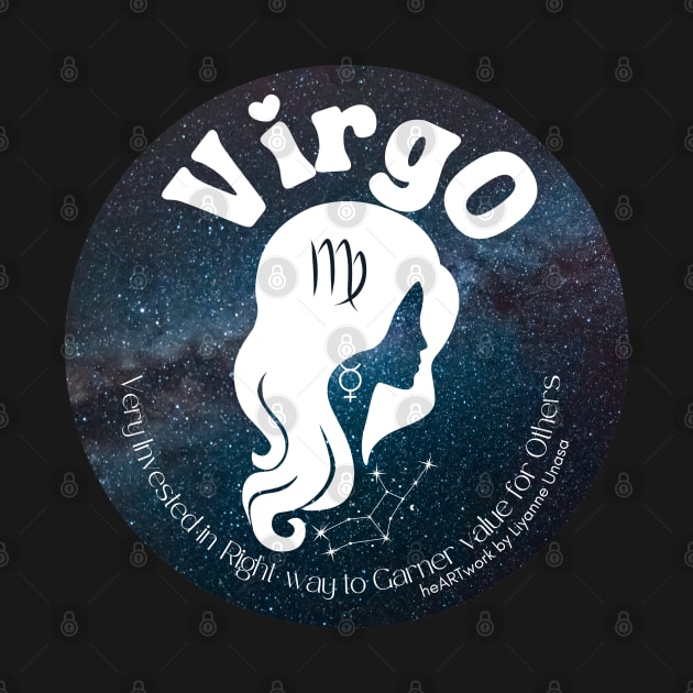 Cosmic Virgo Zodiac Character by HeartsLight