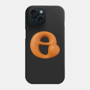 Liquid Type Letter E Phone Case