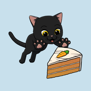 Bombay Cat excited to eat Carrot Cake T-Shirt