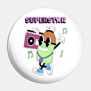 hip hop superstar Pin